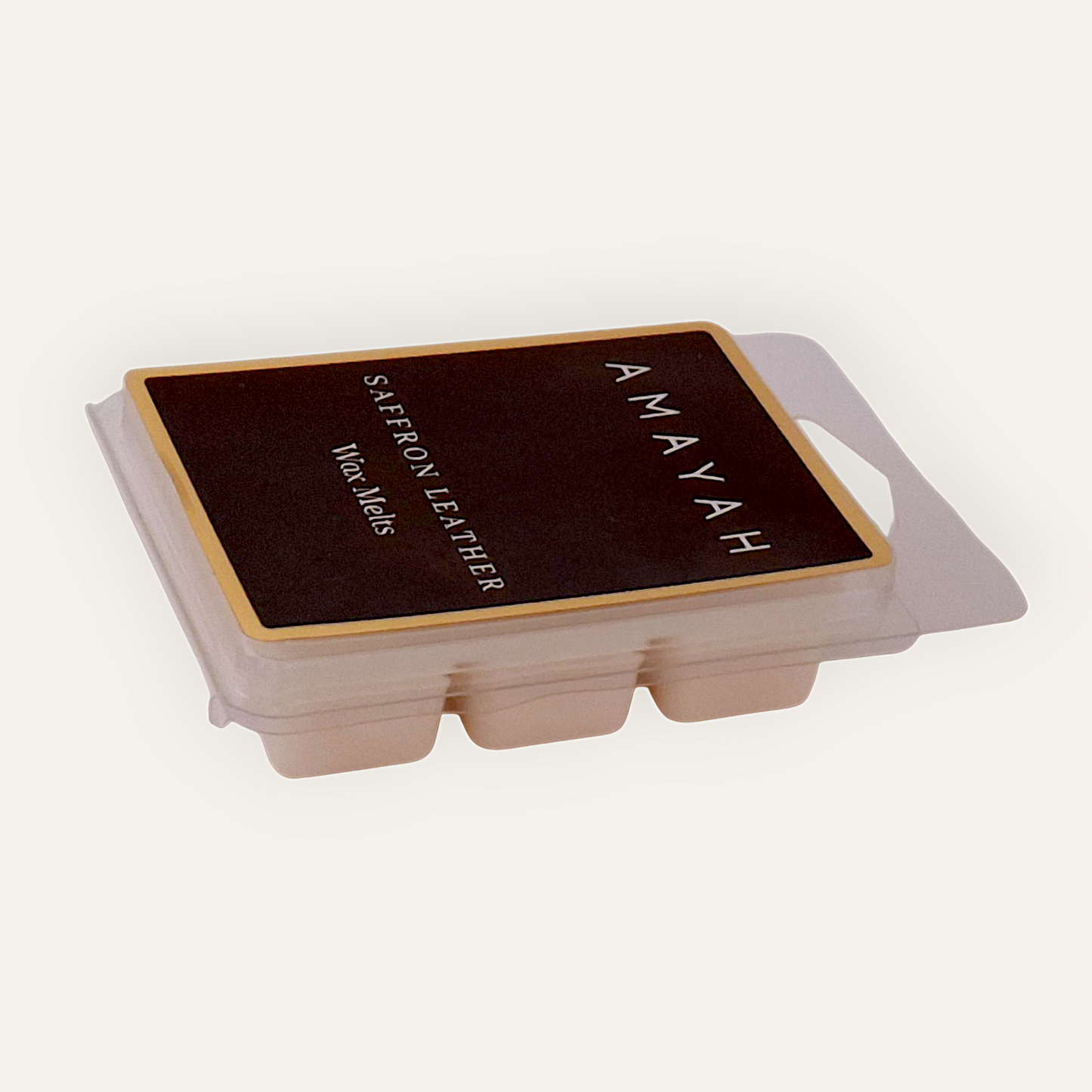 Saffron Leather Wax Melts