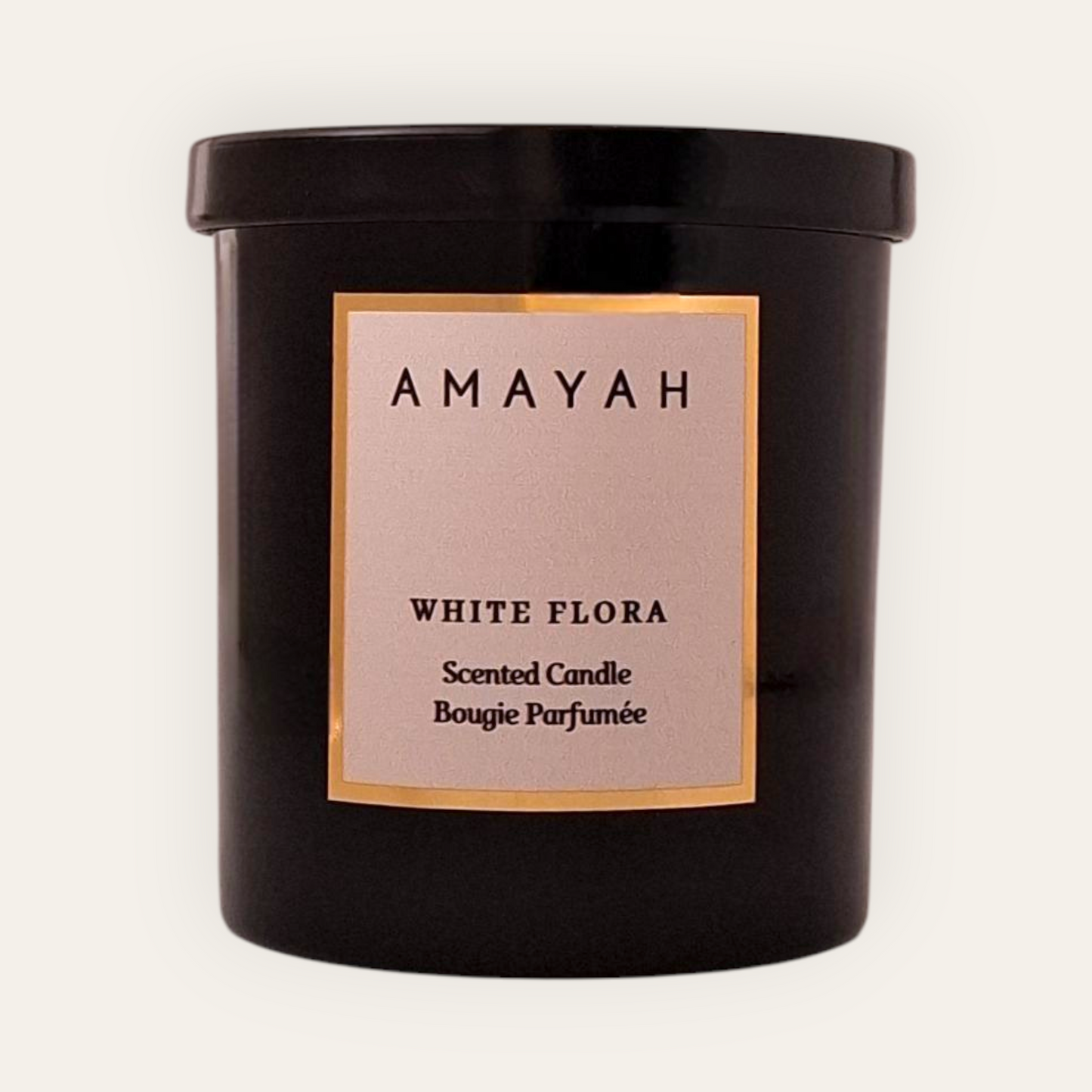 White Flora Soy Candle