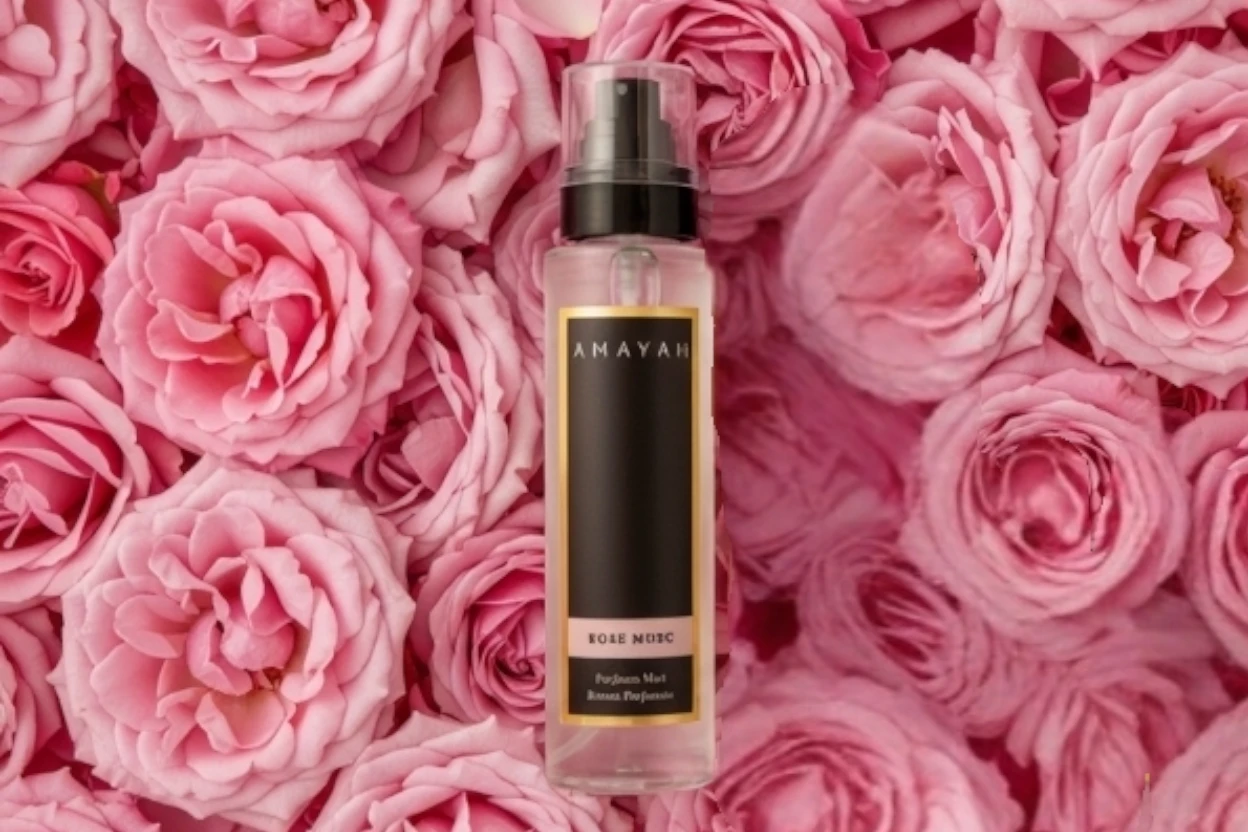 عطر الجسم "روز مسك" برائحة الورد و المسك