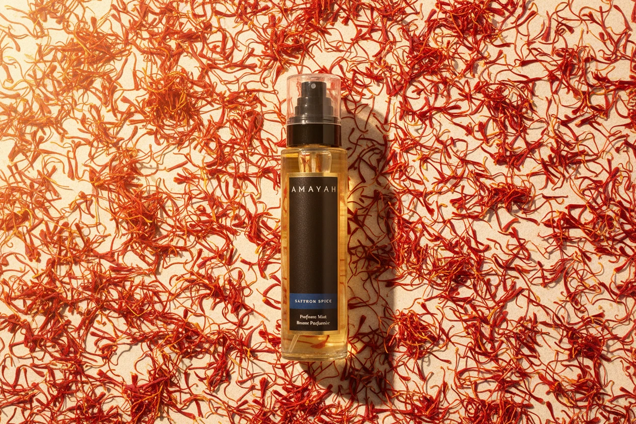عطر الجسم  "سافرون سبايس" برائحة زعفران و توابل دافئة