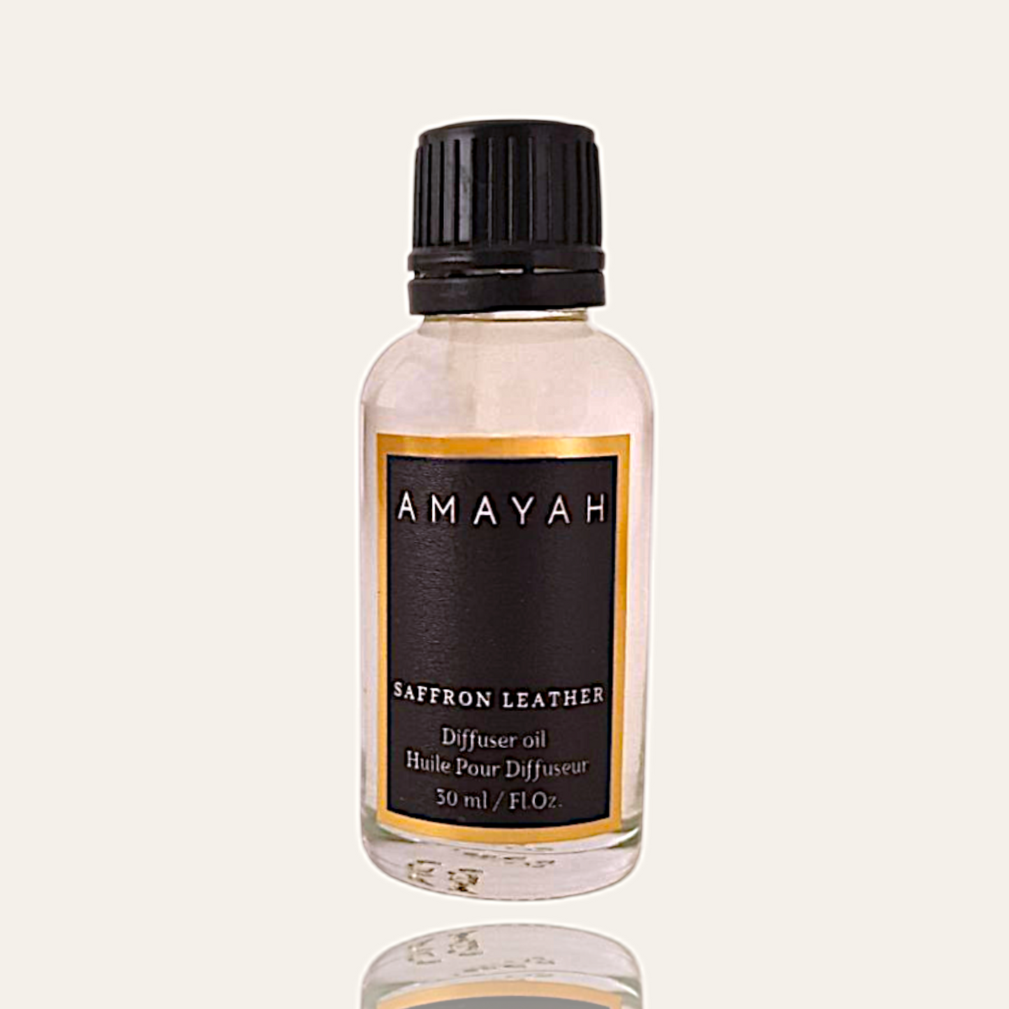 Saffron Leather Diffuser Oil